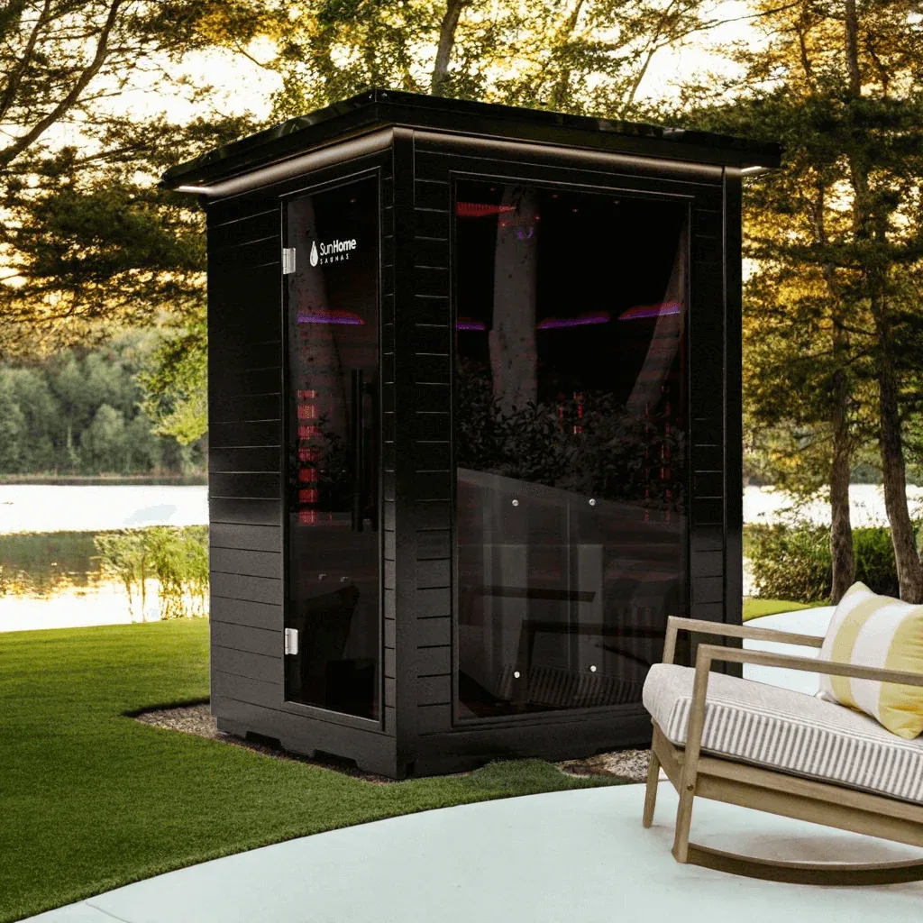 Sun Home Luminar™ Outdoor 2-Person Full Spectrum Infrared Sauna - Image 12