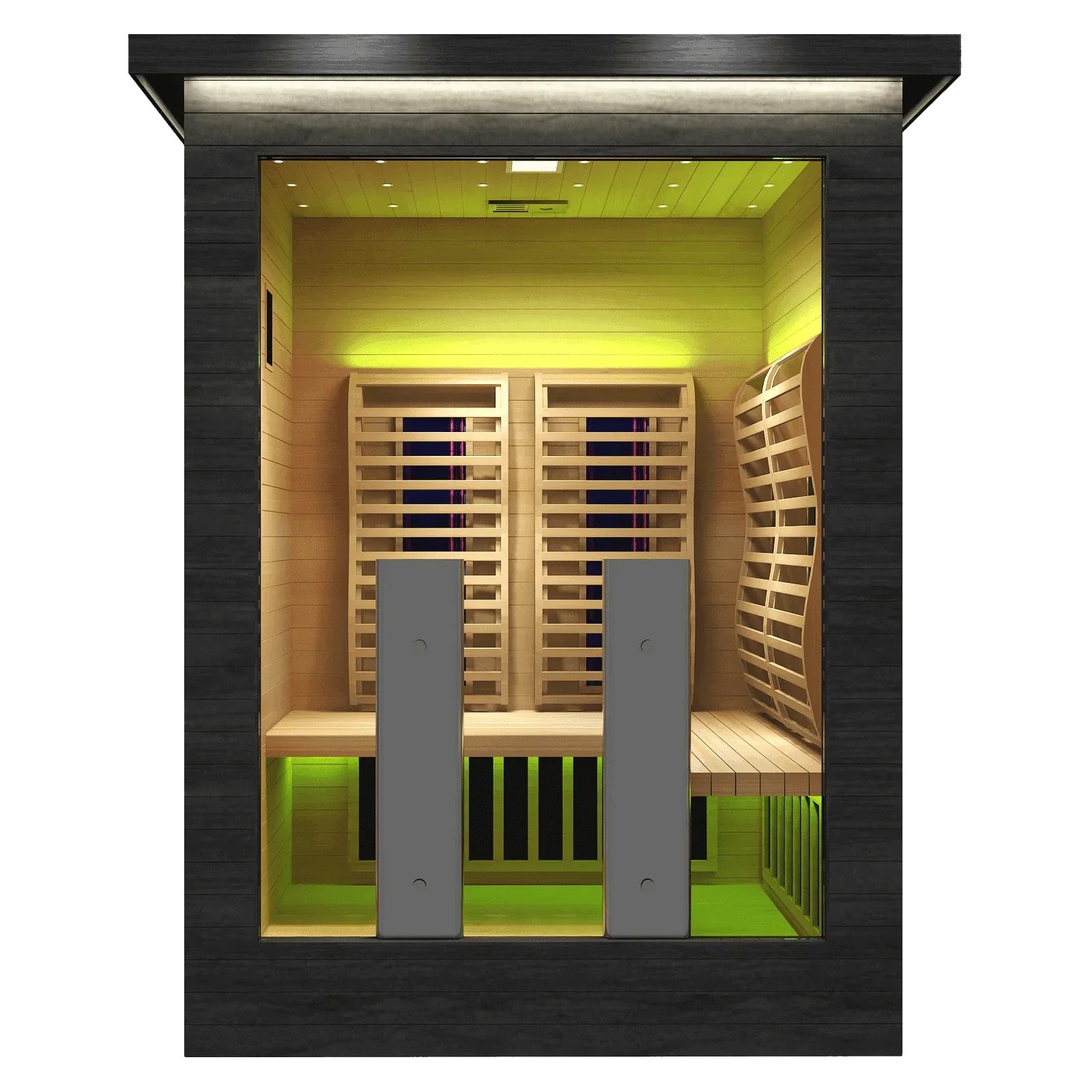 Sun Home Luminar™ Outdoor 2-Person Full Spectrum Infrared Sauna - Image 18