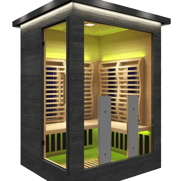 Sun Home Luminar™ Outdoor 2-Person Full Spectrum Infrared Sauna - Image 19