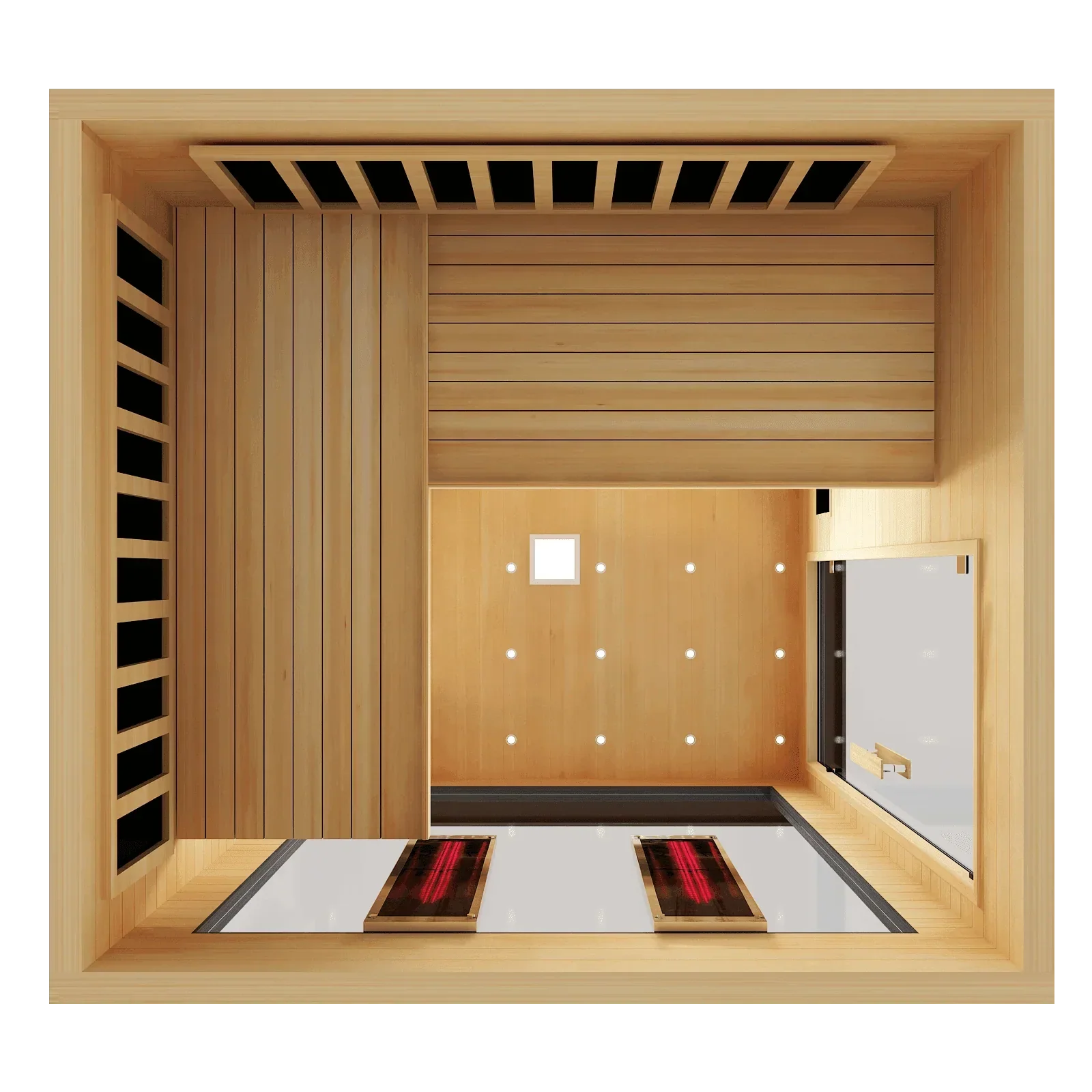 Sun Home Luminar™ Outdoor 2-Person Full Spectrum Infrared Sauna - Image 21