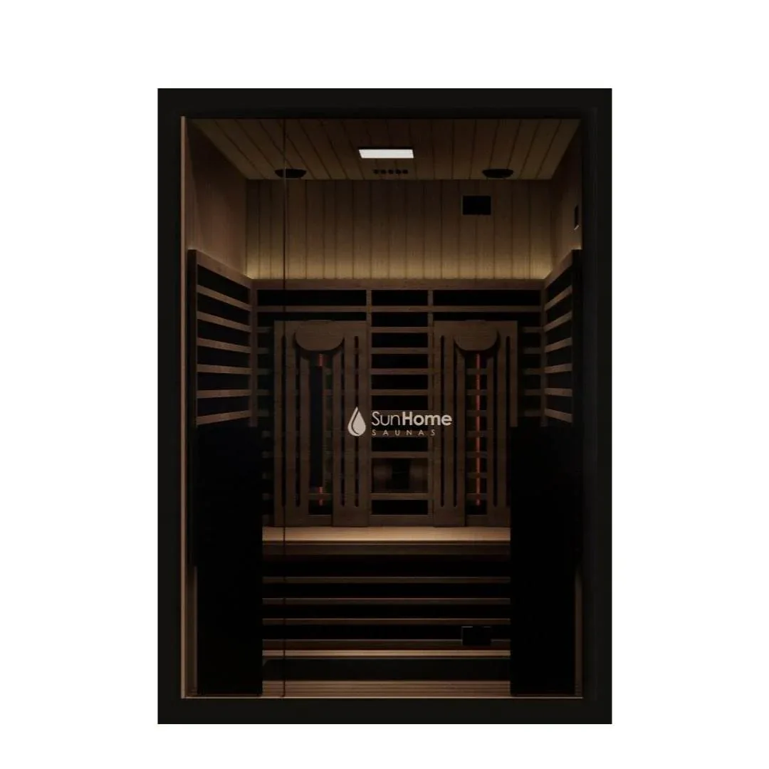 Sun Home Eclipse™ 2-Person Red Light & Infrared Sauna - Image 6