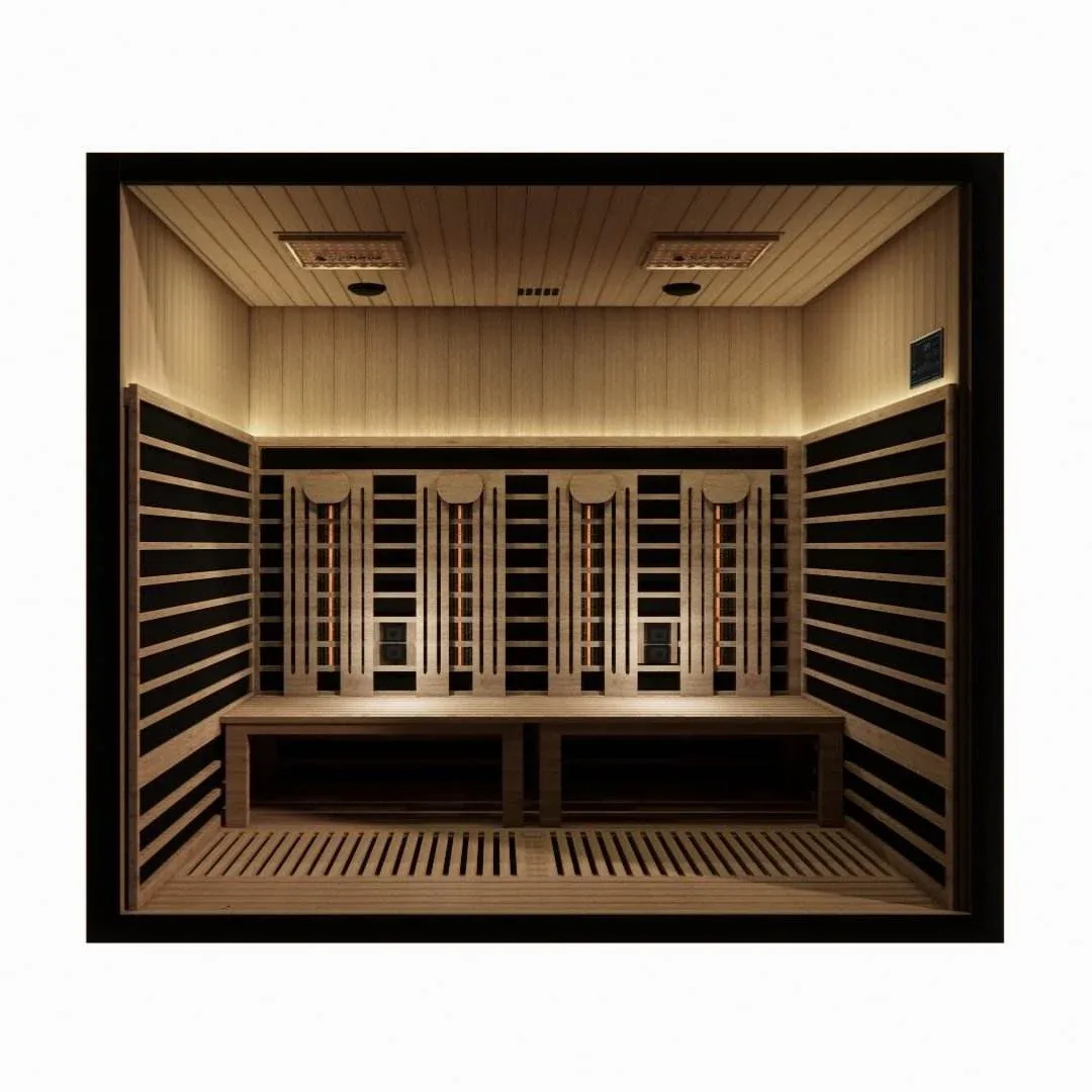Sun Home Eclipse™ 4-Person Red Light & Infrared Sauna - Image 11