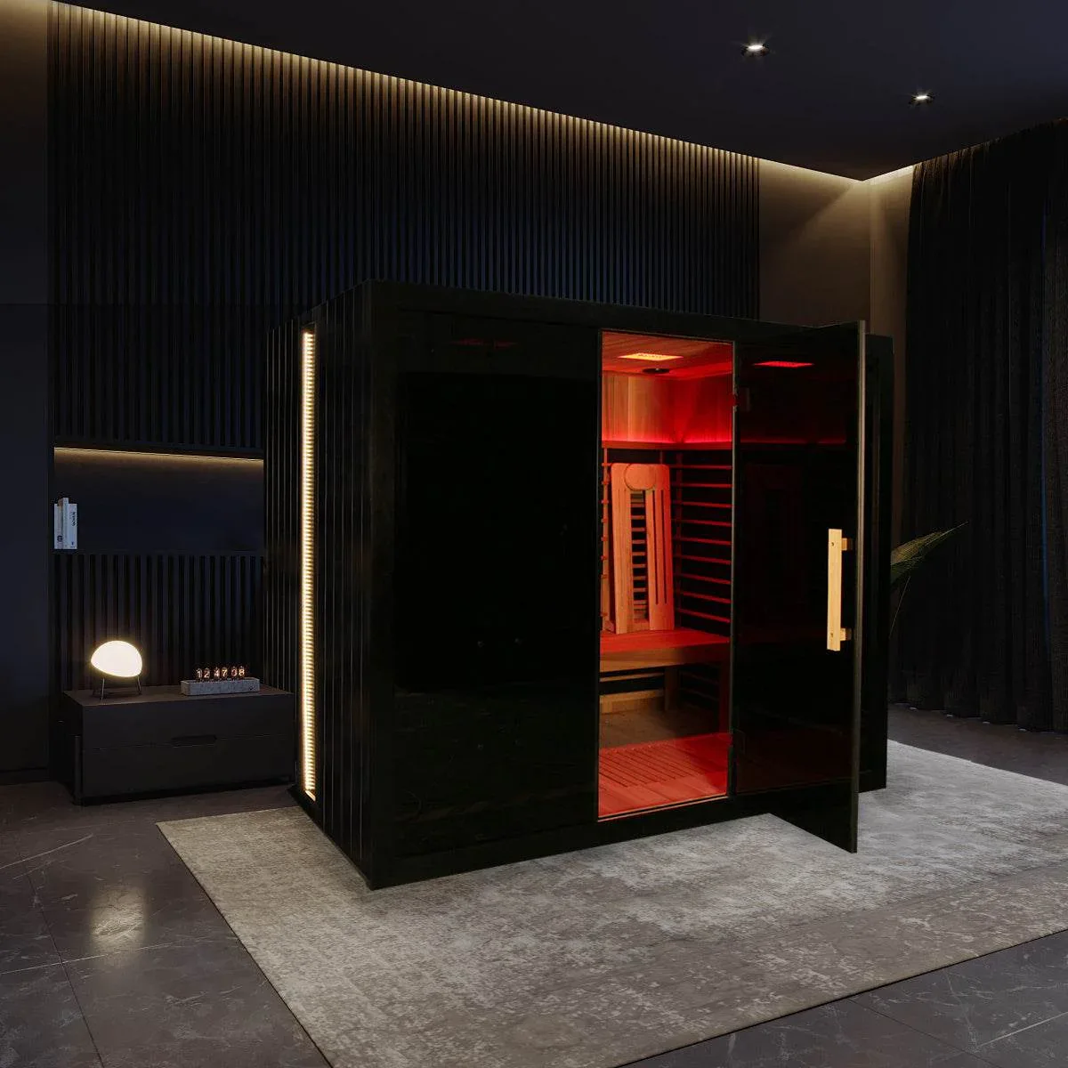 Sun Home Eclipse™ 4-Person Red Light & Infrared Sauna - Image 20