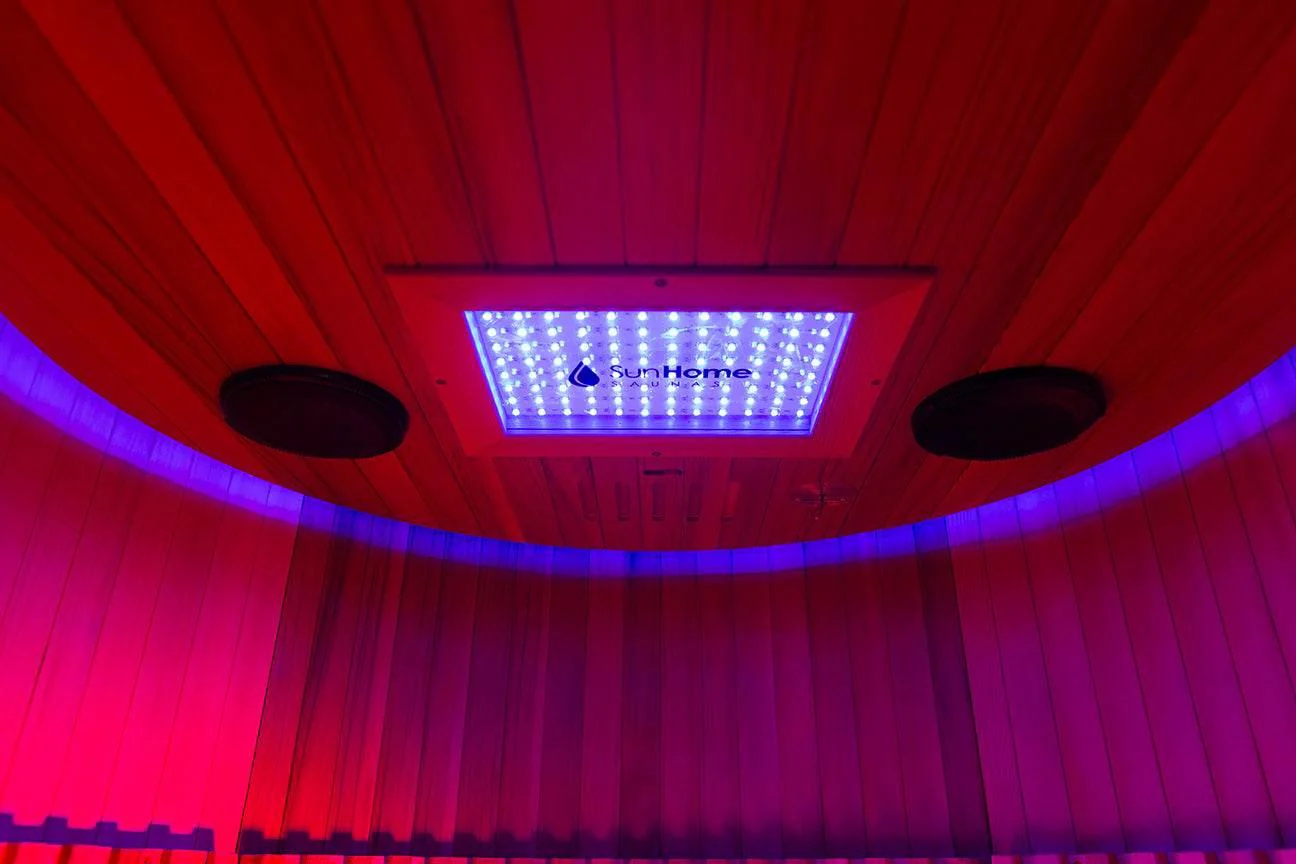 Sun Home Pod™ 1-Person Red Light & Infrared Sauna - Image 7