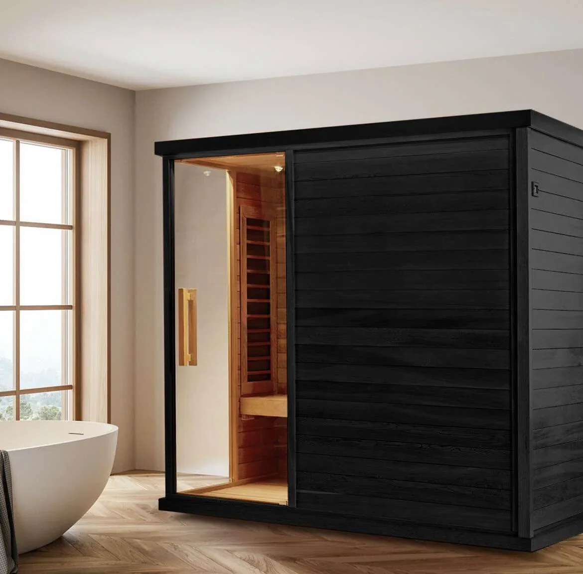 Sun Home Solstice™ 4-Person Infrared Sauna - Image 9